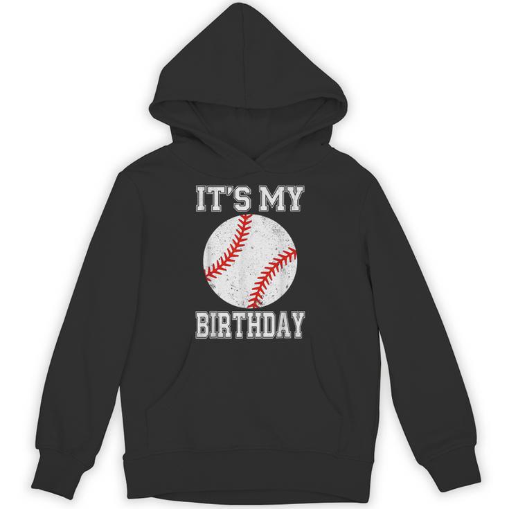 It’s My Birthday Baseball Vintage Style Unisex Hoodie