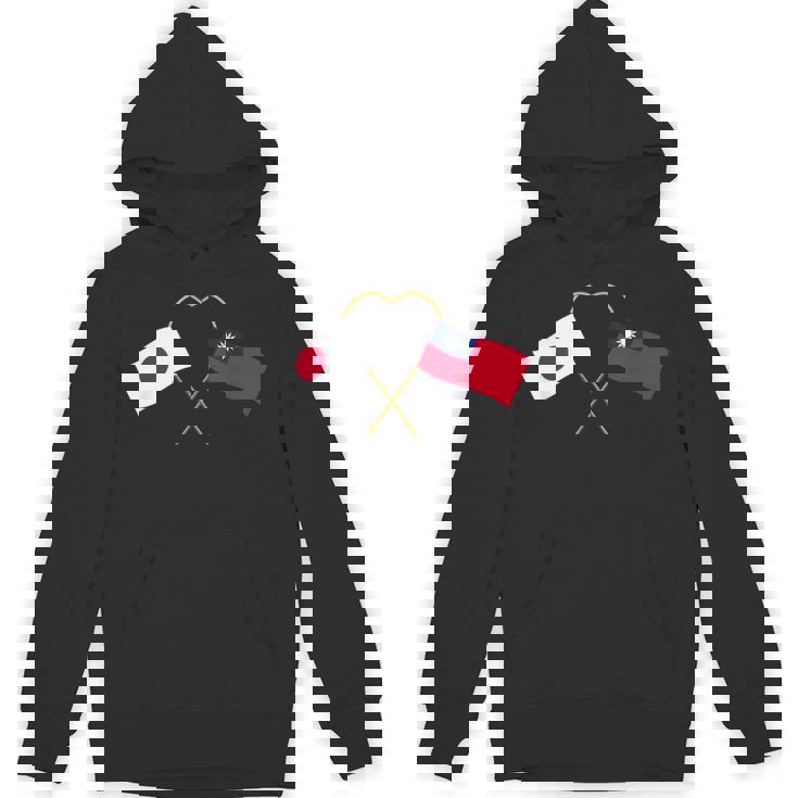 Japanese Flag Taiwanese Flag 台湾の遺産 台湾のルーツ 日本の国旗 台湾の国旗 パーカー