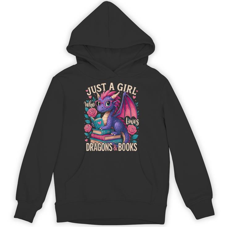 Just a Girl Who Loves Dragons And Books Dragon Unisex Hoodie
