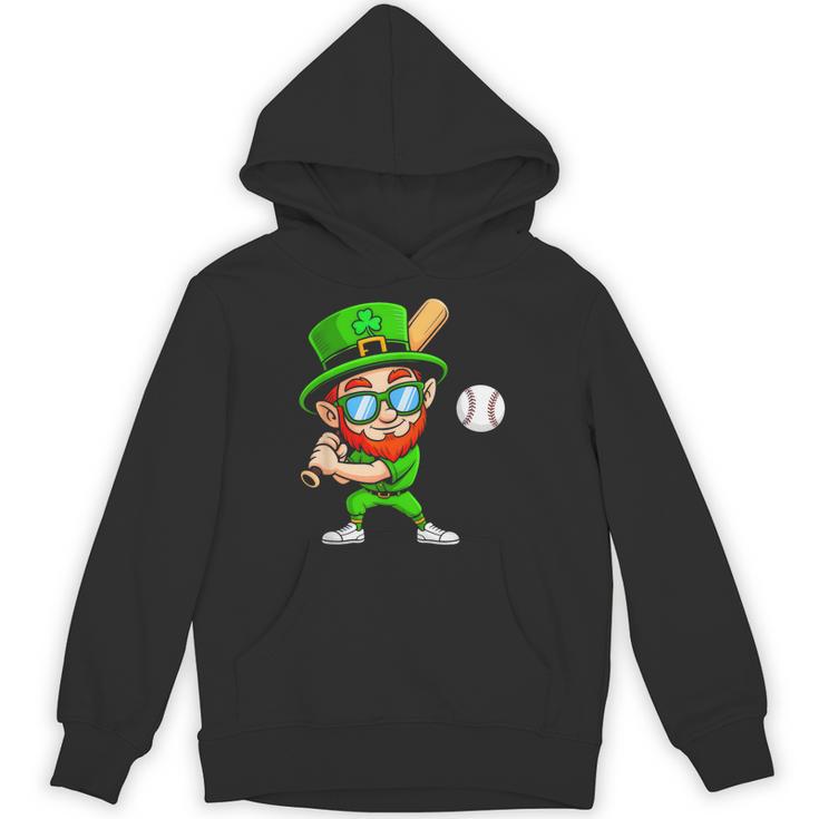 Kids St Patricks Day Shirt Leprechaun Baseball Boys Men Unisex Hoodie