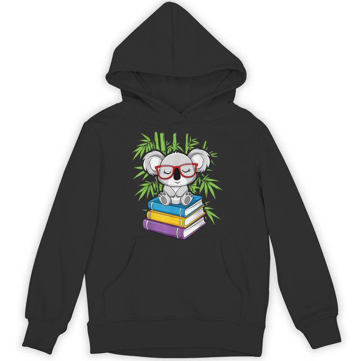 Koala Bear Librarian Reading Books Koala Unisex Hoodie