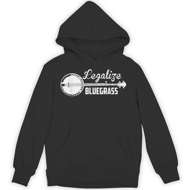 Legalize Bluegrass Banjo ビンテージヒッピーブルーグラス 音楽ファン パーカー