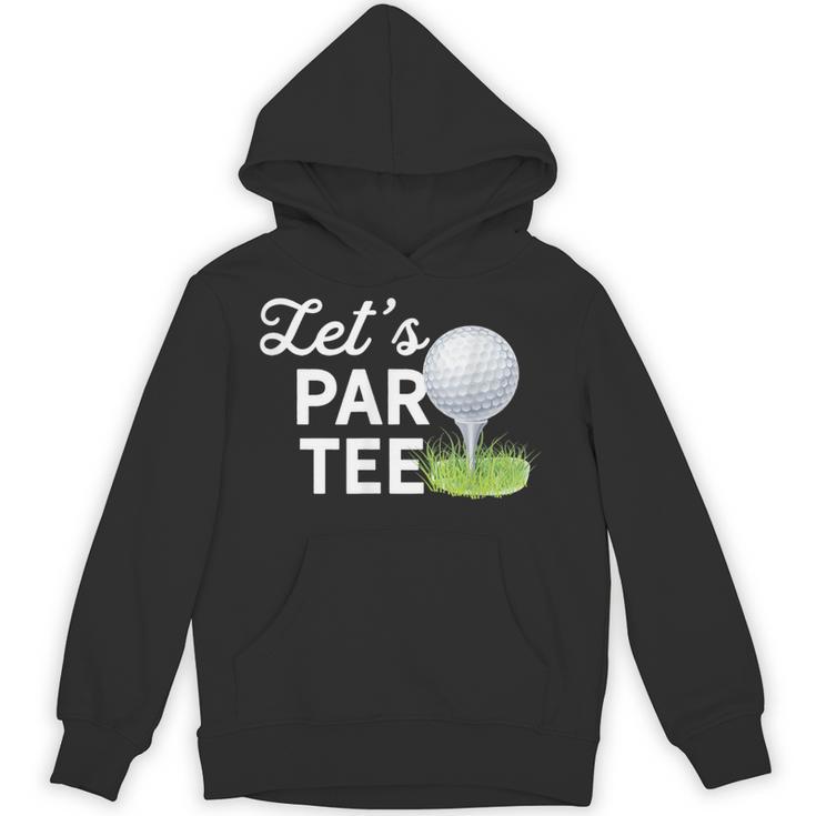 Let's Par ゴルフボール ティーピン付き 面白いゴルフクラブtシャツ パーカー