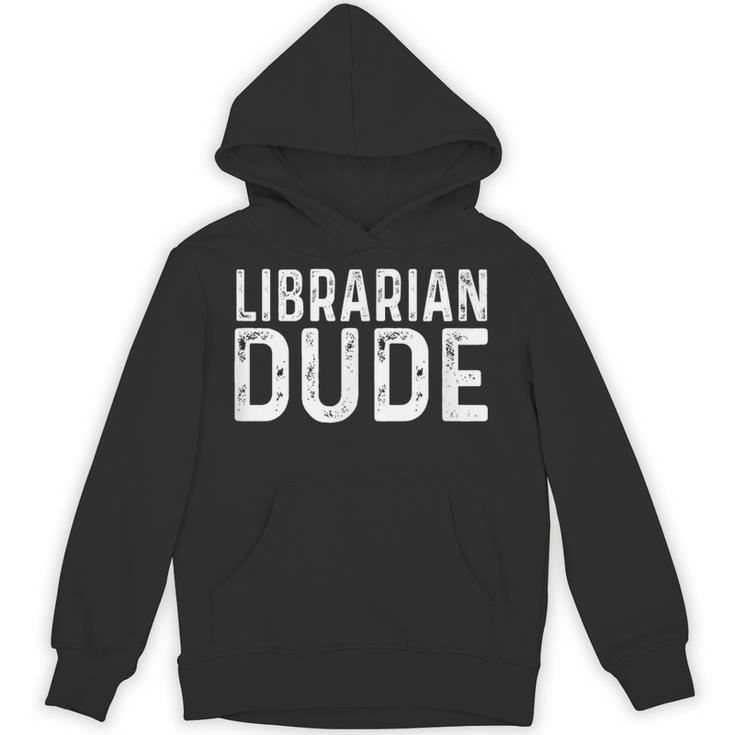 Librarian Dude Library Book Books Read Reading Unisex Hoodie