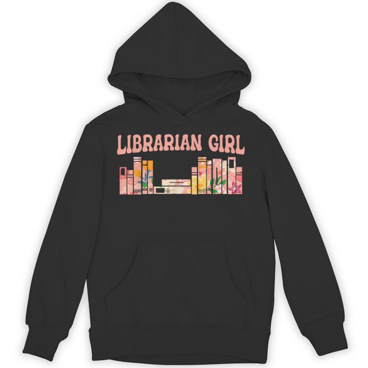 Librarian Girl Book Lover Reading Bookworm Librarian Unisex Hoodie