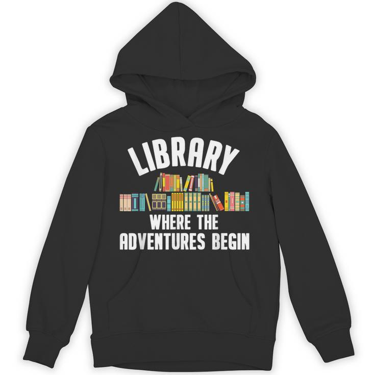 Library Art For Men Women Bookworm Reading Book Lovers Unisex Hoodie