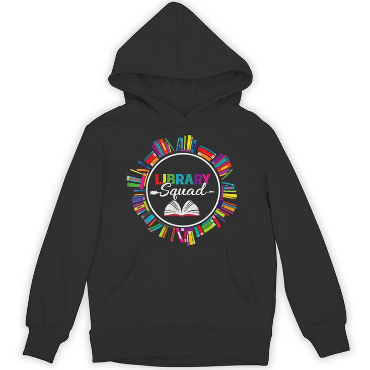 Library Squad Shirt Librarian Bookworm Book Lover Unisex Hoodie