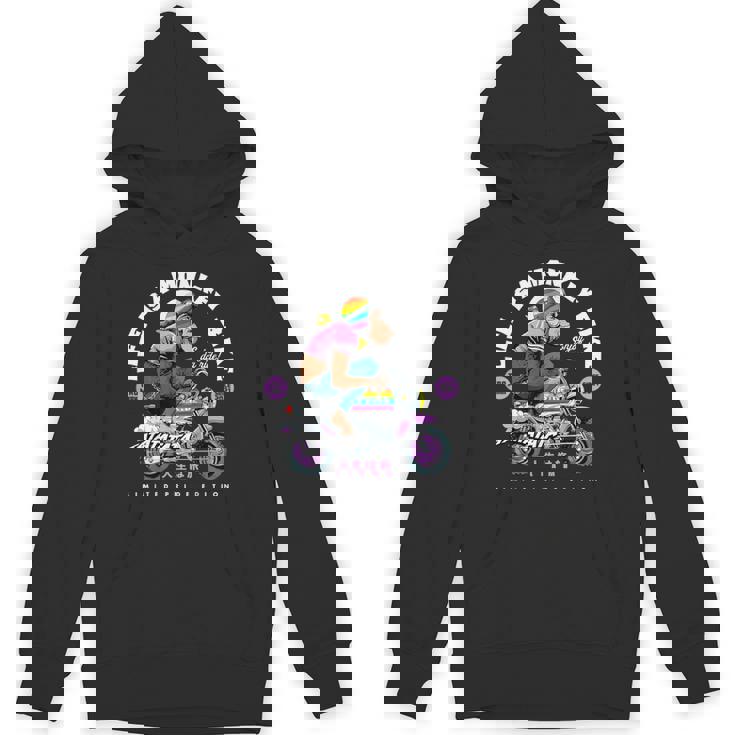 Life Is A Monkey Bike Fun ビンテージ バイカー プライドエディション パーカー