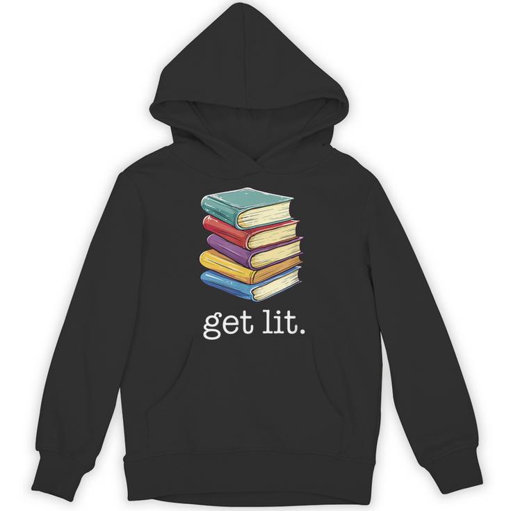 Get Lit Reading Book Unisex Hoodie