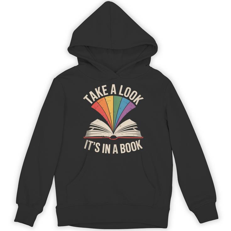 Take A Look Its In A Book Reading Unisex Hoodie