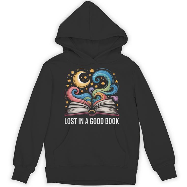 Lost In A Good Book Moon And Stars Fantasy BookTok Unisex Hoodie