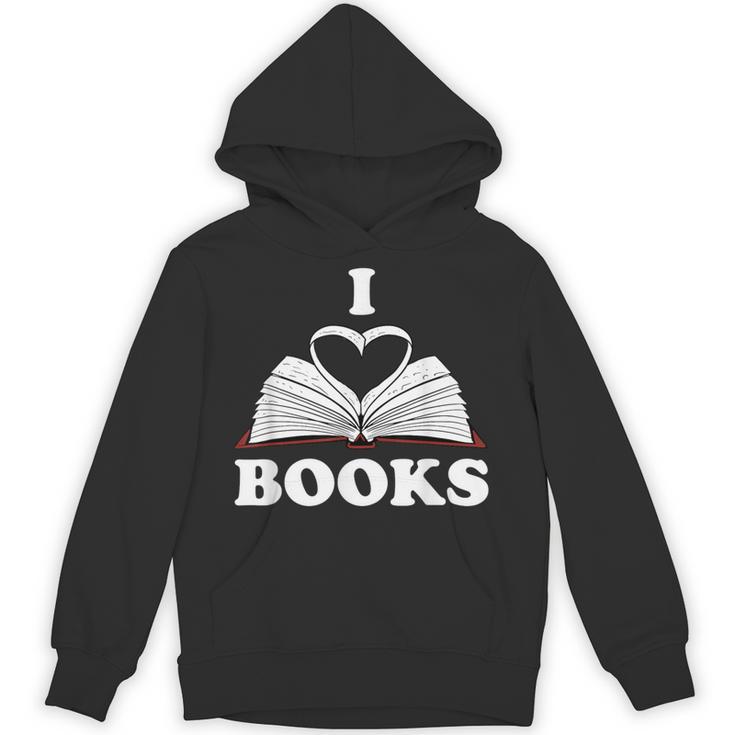 I Love Books Shirt Unisex Hoodie