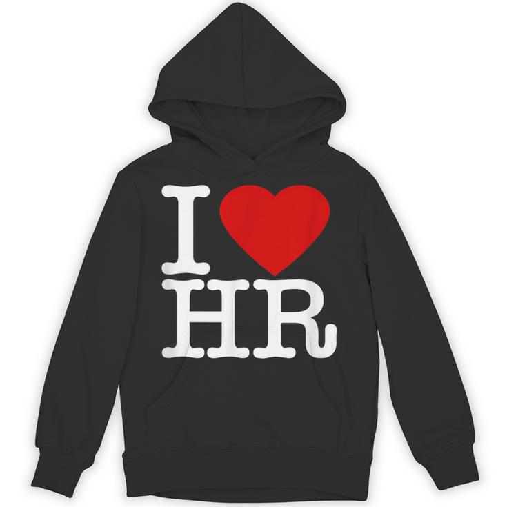 I Love Hr レッドハート 人事 パーカー