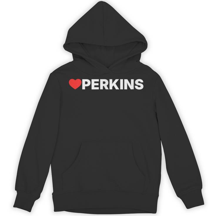 Love Perkins ハート パーカー