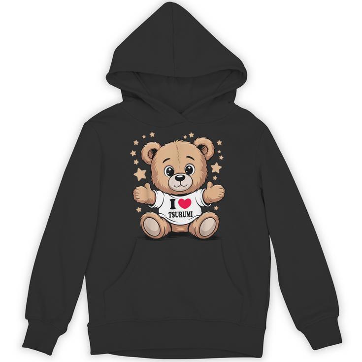 I Love Tsurumi Teddy Bear 鶴見テディベアが大好き パーカー