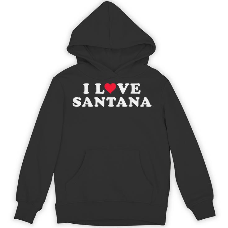 I Loveantana マッチング ガールフレンド&ボーイフレンド サンタナ名 パーカー