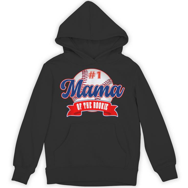 Mama Rookie Of Year 1st Birthday Baseball Theme Matching Unisex Hoodie