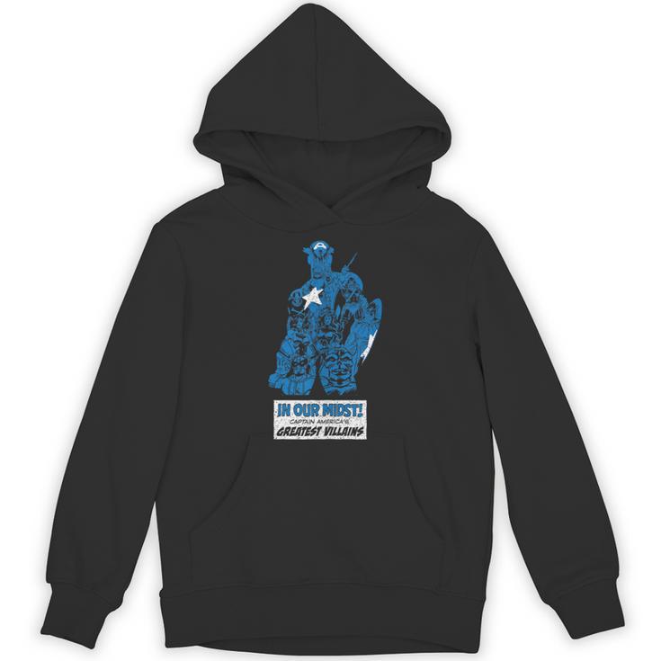 Marvel Captain America’s Greatest Villains Retro Comic Book Unisex Hoodie