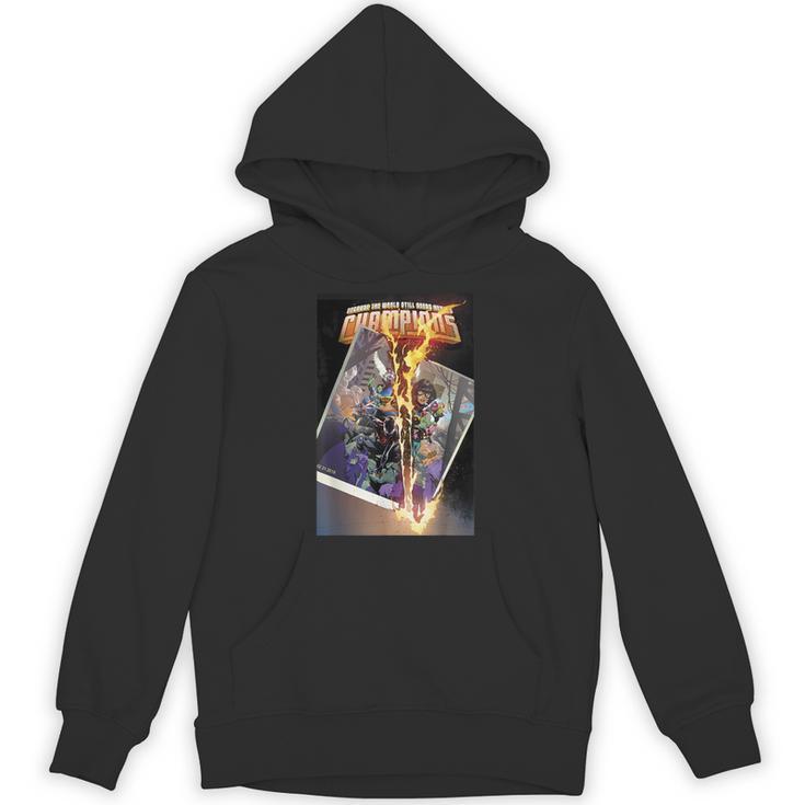 Marvel Comixology Champions Unlimited Comic Book Cover Unisex Hoodie