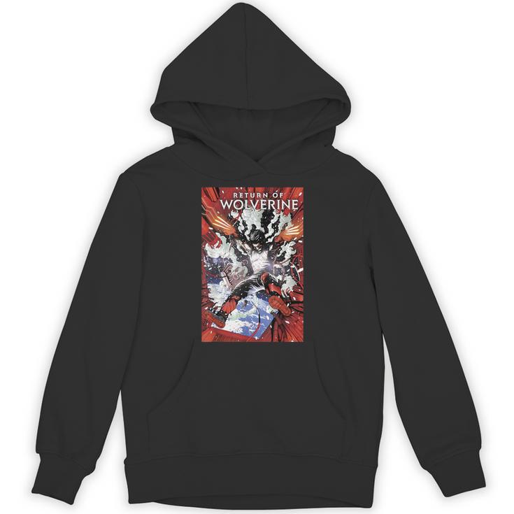 Marvel Comixology Return Of Wolverine Comic Book Cover Unisex Hoodie