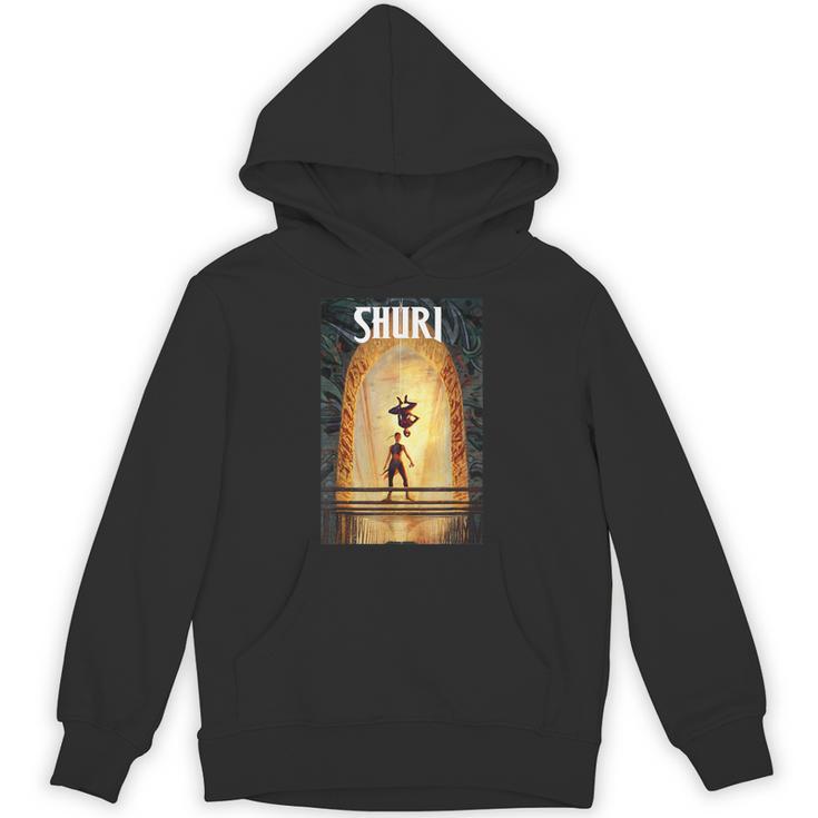 Marvel Comixology Shuri And Spider-Man Comic Book Cover Unisex Hoodie