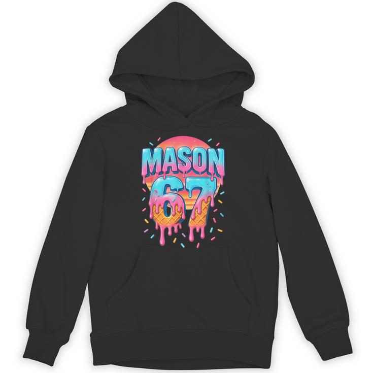 Mason 67 Costume Ice Cream Baseball Drip 6 7 Meme Six Seven Unisex Hoodie