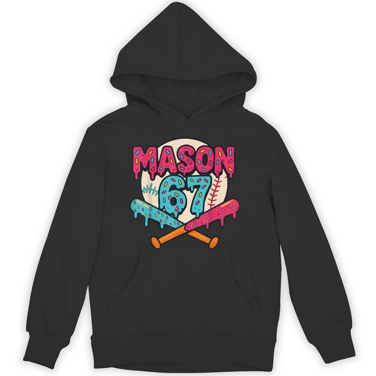 Mason 67 Ice Cream Drip Baseball Meme Graphics Unisex Hoodie