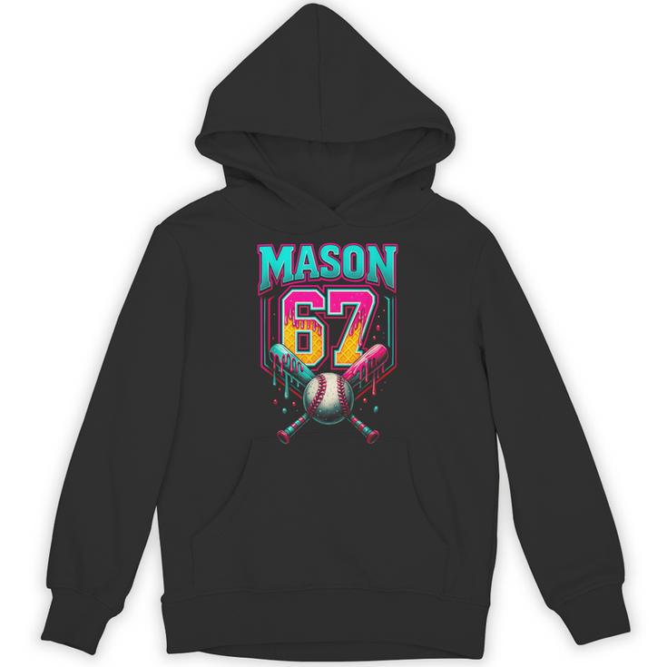 Mason 67 Ice Cream Drip Baseball Ice Cream Drip Unisex Hoodie