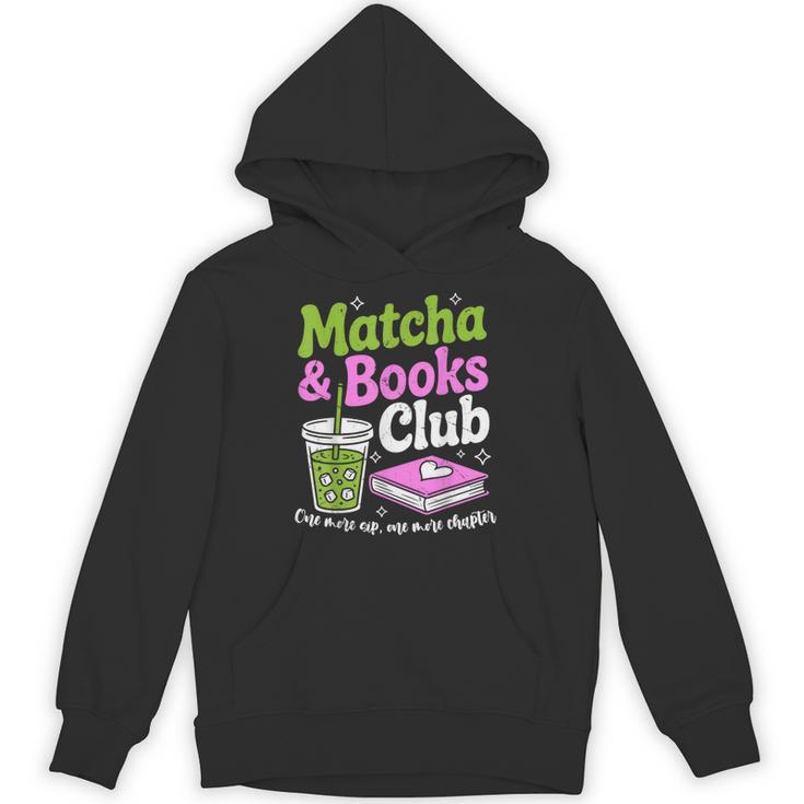 Matcha & Books Green Tea Lover ICES Matcha Latte Unisex Hoodie