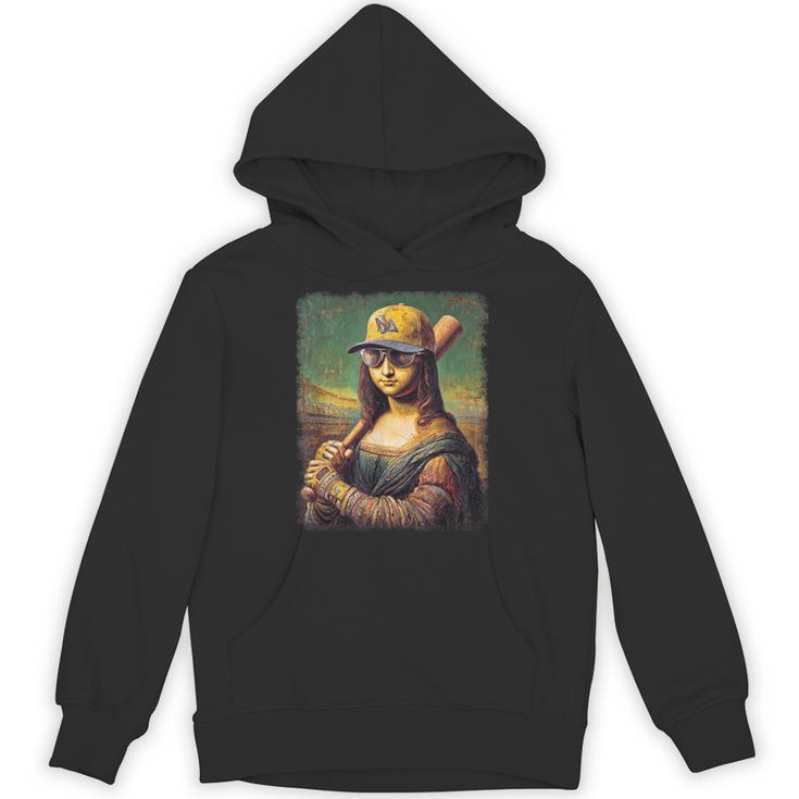 Mona Lisa Baseball Trending Aesthetic Streetwear Unisex Hoodie