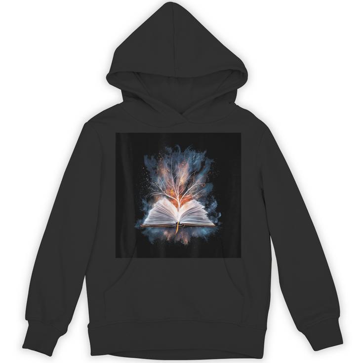 Motif With Magical Magic Book Unisex Hoodie