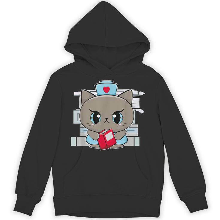 Nurse Cat Anime Feline Book Men Women Kids Unisex Hoodie