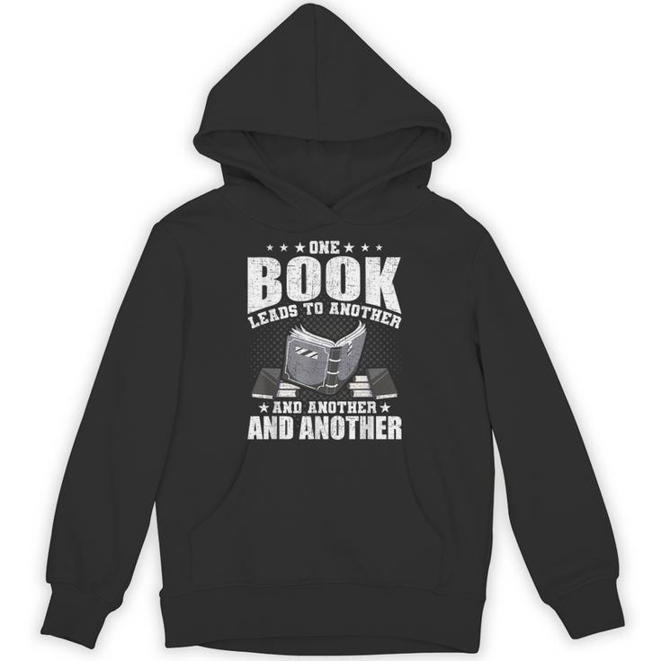 One Book Leads To Another Bookworm Book Lovers Reading Unisex Hoodie One Book Leads To Another Bookworm Book Lovers Reading Unisex Hoodie