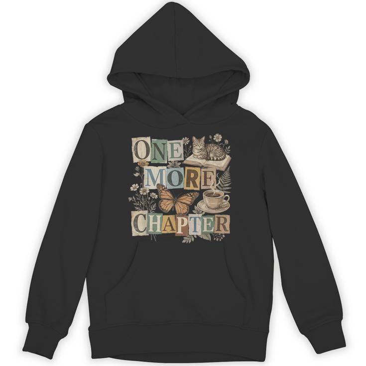 One-More Chapter Vintage Bookish Collage Book Lover Reading Unisex Hoodie