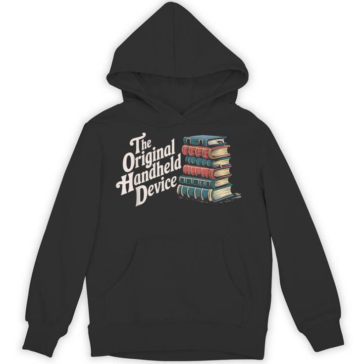 The Original Handheld Device Book Fair Book Lover Unisex Hoodie