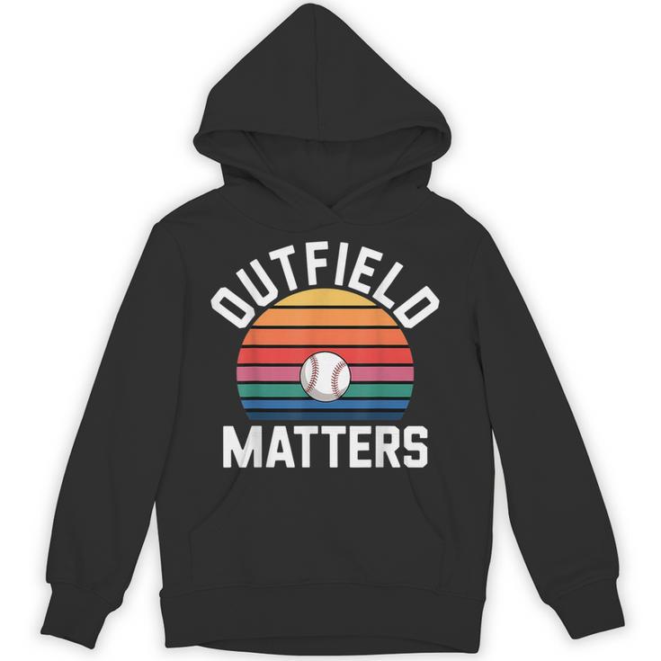 Outfield Matters Baseball Outfielder Athlete Sports Unisex Hoodie