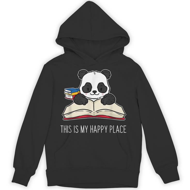 Panda Bear Books Reading Library Saying Unisex Hoodie
