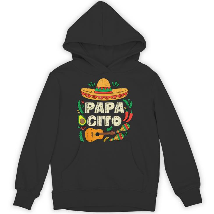 Papacito Family Sombrero Cinco De Mayo Mexican Dad Father Hoodie