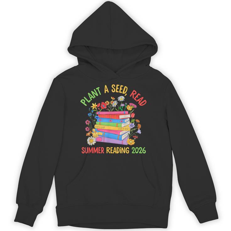 Plant A Seed Read Summer Reading 2026 Librarian Books Floral Unisex Hoodie