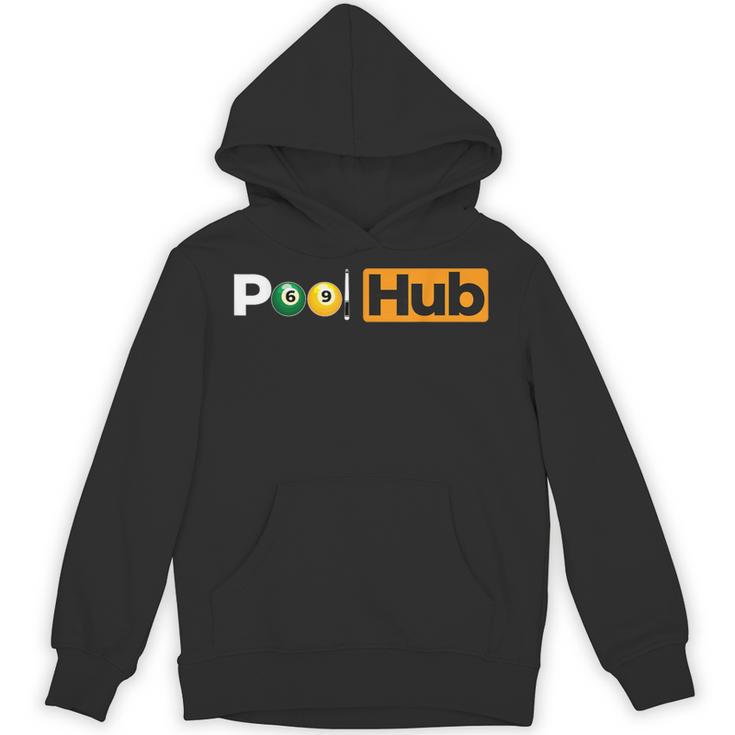 Pool Hub 8 Ball Billiard Game Pool Player Hoodie