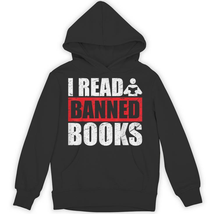 I Read Banned Books Readers Reading Sarcastic Unisex Hoodie