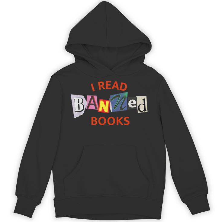 I Read Banned Books Scrap Letters Literature Activist Unisex Hoodie