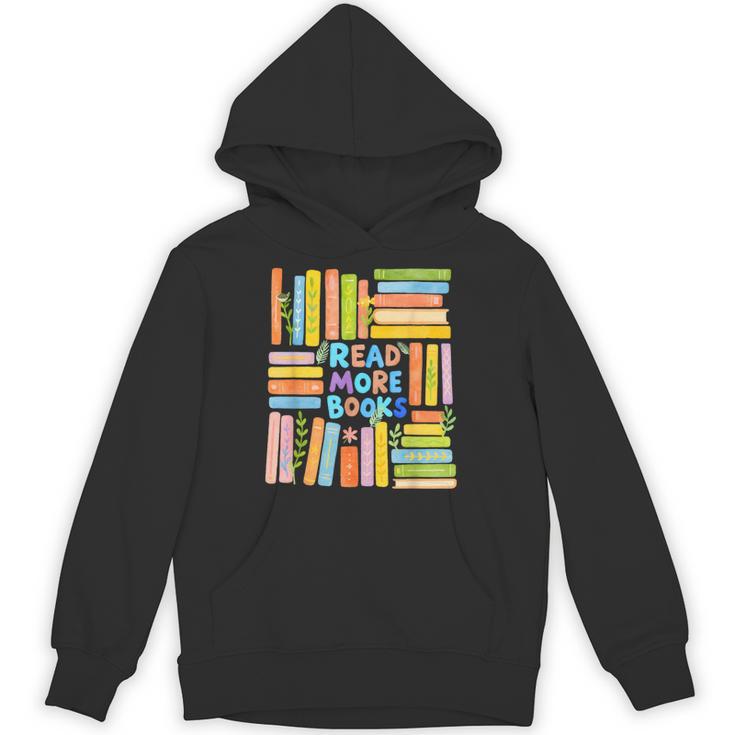 Read More Books Colorful Watercolor Reader Unisex Hoodie