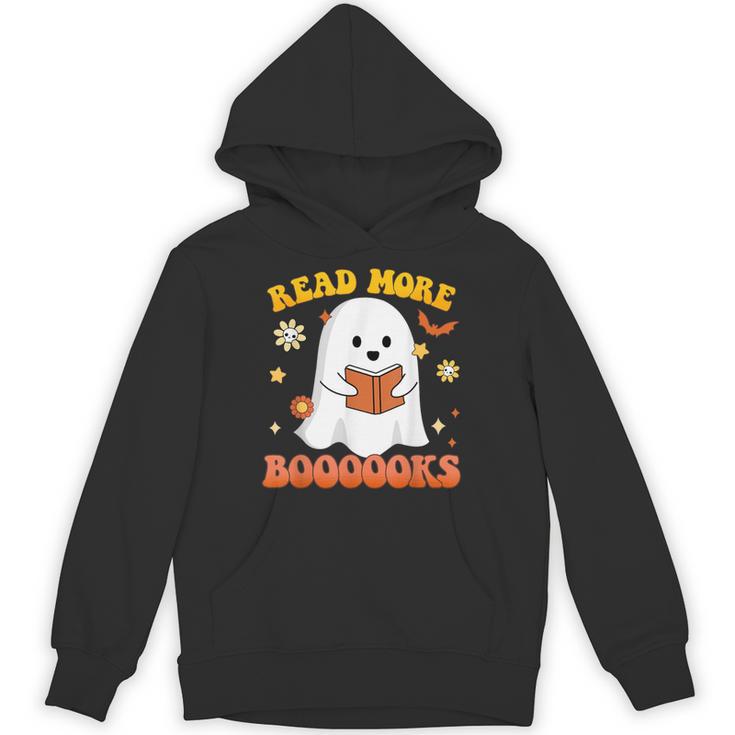 Read More Books With Ghost For Halloween Teacher Costume Unisex Hoodie