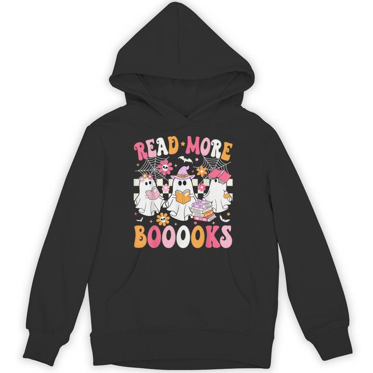 Read More Books Ghosts Reading Book Teacher Halloween Unisex Hoodie