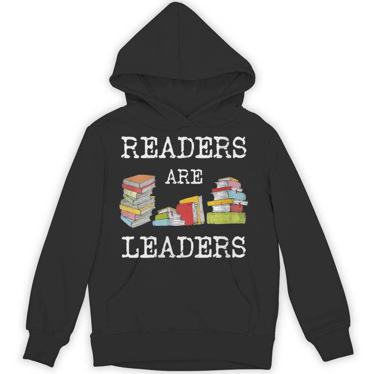 Readers Are Leaders Books Shirt Reading Teacher Librarian Unisex Hoodie