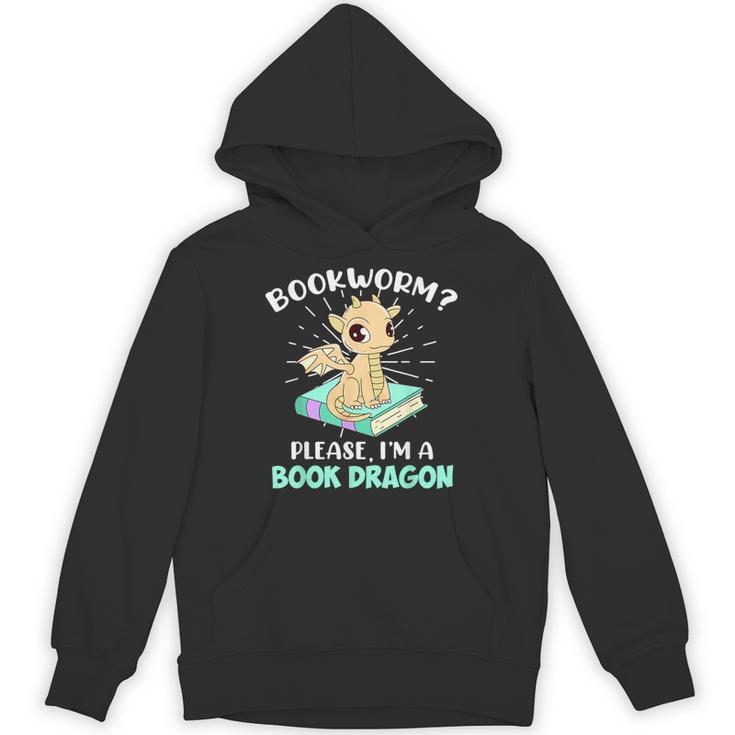 Reading Books Bookworm I Am a Book Dragon Unisex Hoodie