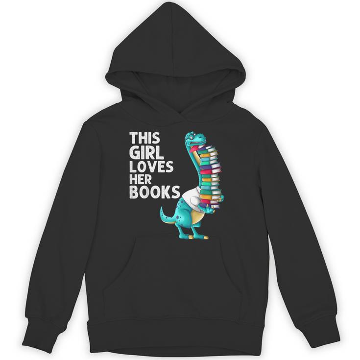 Reading Books For Girl Kids Bookworm Story Reader Unisex Hoodie