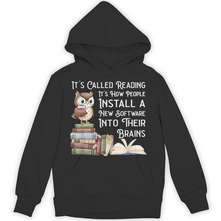 Reading Books Stimulates The Imagination Software For Brains Unisex Hoodie