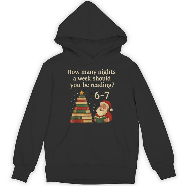 Reading Christmas Tree Book– Reading 6 7 Meme Unisex Hoodie